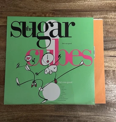 The Sugarcubes - Life's Too Good 1988 US Elektra Vinyl Bjork EX/VG+ - Image 1 of 4