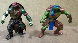 2014 TMNT Movie Teenage Mutant Ninja Turtles Playmates 2 Action Figures 3" - Picture 1 of 7
