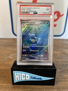 Pokemon Mew en Wartortle 2023 #171 Illustrazione Rara PSA 9 - Foto 1 di 3