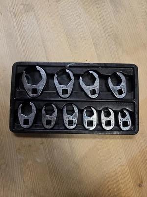 Juego de llaves mecánicas vintage SK Tools SAE Crowfoot 3/8" Drive 3/8 - 1" EE. UU. Foto 1 de 4