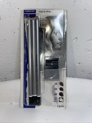 Charcoal Pencil Sketching Set 7/Pkg-Mars Lumograph - Image 1 of 4