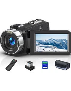 8K 64MP Camcorder Video Camera IR Night Vision 18X Digital Zoom YouTube Vloggin - Picture 1 of 5