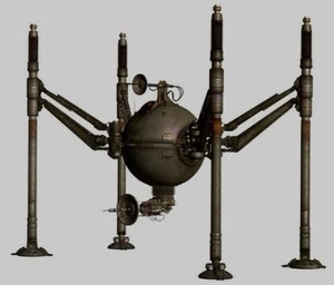 OG-9 Homing Spider Droid Star Wars Mahogany Wood Model New - Picture 1 of 1