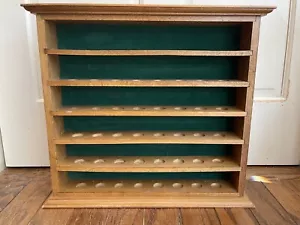 Espositore da parete palline da golf in legno contiene 48 palline supporto velluto VINTAGE - Foto 1 di 5