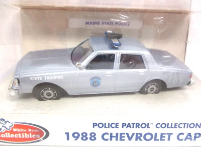 ROSA BLANCA - POLICÍA ESTATAL DE MAINE - CHEVROLET CAPRICE 9C1 1988 PATRULLA - 1/43 Foto 1 de 4