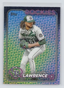 2024 Topps Holiday Justin Lawrence Colorado Rockies - Picture 1 of 2