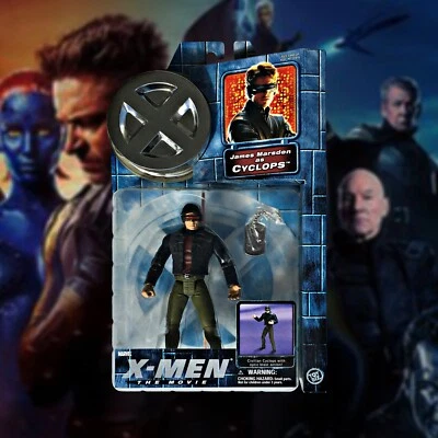 2000 Marvel ‘X-Men The Movie’ James Marsden As Cyclops Figurine Toy Biz ~ NEW - Image 1 of 2