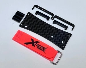 XTREME RACING CARBON FIBER SHORTY RECEIVER BATTERY TRAY FOR LOSI 5IVE-T 2.0 GAS - Picture 1 of 1