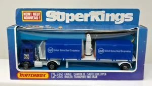 MATCHBOX SUPERKINGS K-33 CARGO HAULER UNITED STATES STEEL CORPORATION M395 - Picture 1 of 6