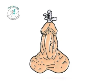 Anstecker Penis Samenerguss Erektion Ejakulation Erotik Sex provokant Talisman - Bild 1 von 1