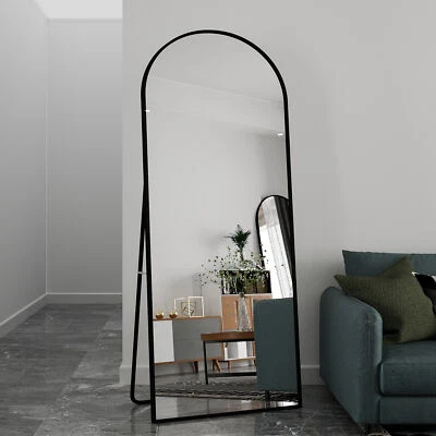 Ganzkörperspiegel 180×80 Wand Standspiegel Wandspiegel Ganzkörper Großer Schwarz - Bild 1 von 4