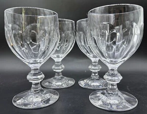 NACHLASS VILLEROY BOCH BERNADOTTE WEINGLAS SET 4 STIELGLÄSER BARGESCHIRR KRISTALL - Bild 1 von 10