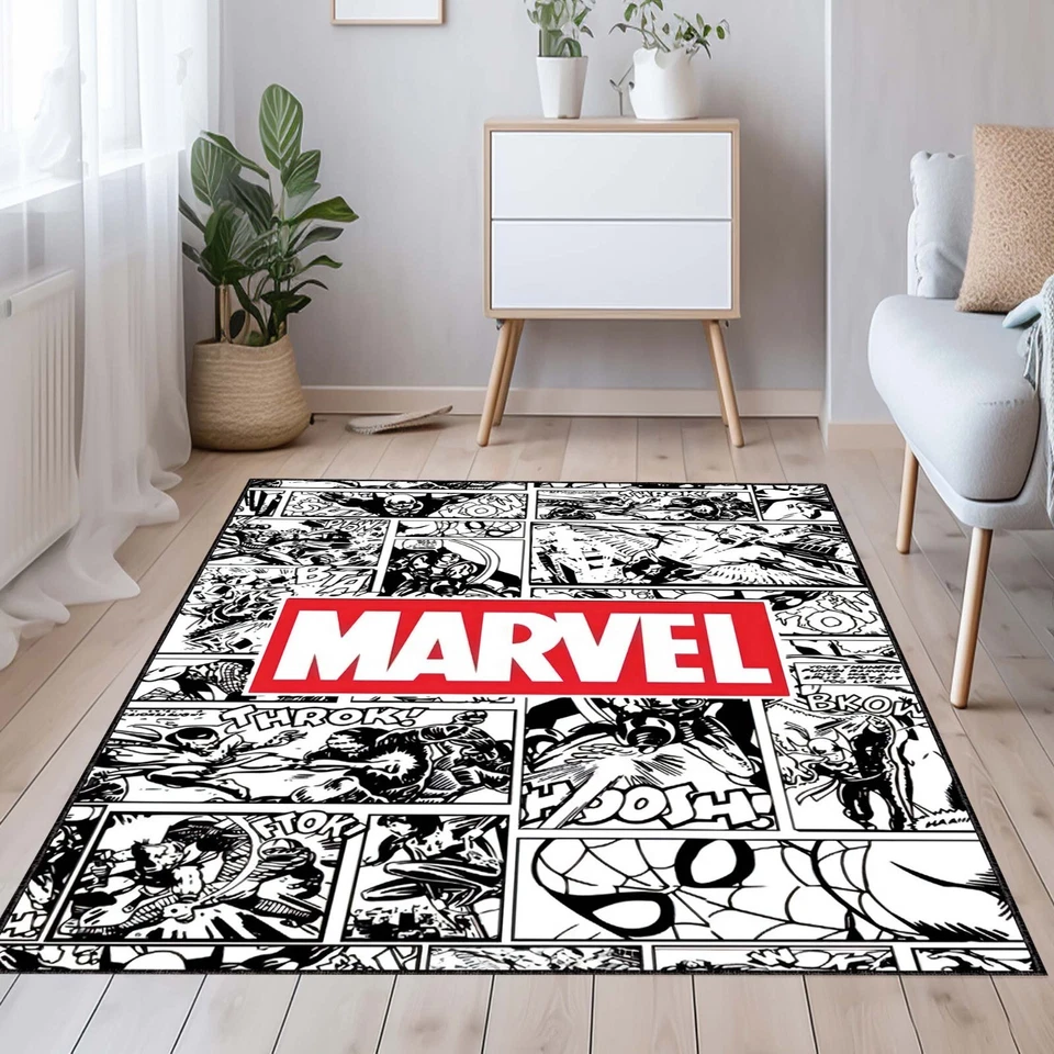Marvel Characters rug, Avenger Rug, Personlized Rug, Fantastic rug, Kid room rug - Image 1 of 4