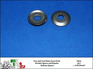 MOTO GUZZI CALIFORNIA EV (02 ) / BELLAGIO FRAME COVER WASHERS (x2) - NOS! - Picture 1 of 1