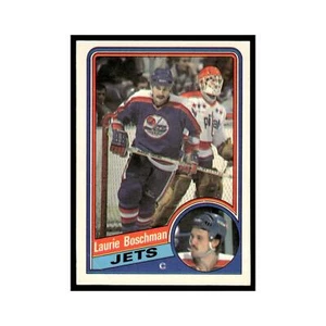 Laurie Boschman 1984 O-Pee-Chee #335 Winnipeg Jets Hockey Card EX - Picture 1 of 3