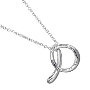 TIFFANY&Co. Alphabet letter a Necklace Silver925 2.4g Women - Picture 1 of 6