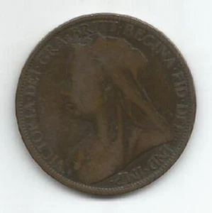 GREAT BRITAIN 1 PENNY 1900 - Picture 1 of 2