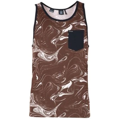 VOLCOM Canotta UOMO "Loui Lou Tank" T-Shirt TEE Maglietta BLK Nuova NEW - Immagine 1 di 2