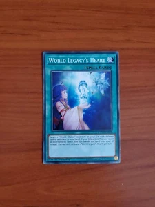 World Legacy's Heart - Yugioh Code of the Duelist 1st Ed - COTD-EN058 - NM/MINT - Picture 1 of 2