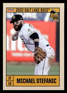 Michael Stefanic 2022 Choice Salt Lake Bees #20 Salt Lake Bees - Picture 1 of 2