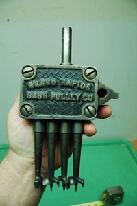Antique Grand Rapids Mich Sash Pulley Co 4 Drill Bit Mortise Boring Tool - Picture 1 of 12