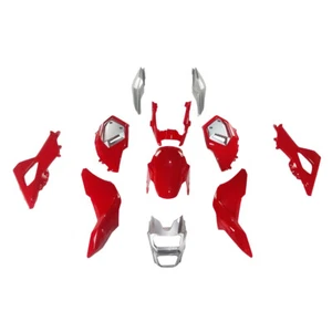 ABS Fairing Kit For Honda Grom 2016 - 2020 2017 2018 19 Body Kit Candy Red Gray - Picture 1 of 11