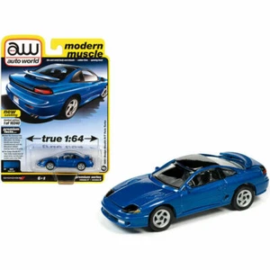 AUTOW WORLD 1:64 1991 BLUE DODGE STEALTH R/T TWIN TURBO DIECAST AWSP056B - Picture 1 of 1