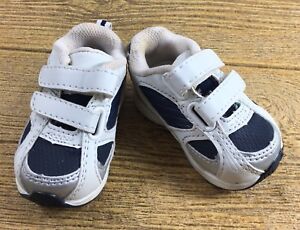 Koala Kids Baby Boy Infant Sneakers Shoes Size 2 Blue White Straps