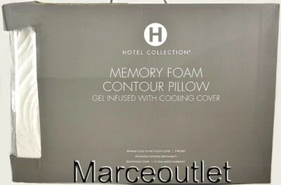 Hotel Collection Memory Foam Contour Gel Infused Pillow KING - Image 1 of 4