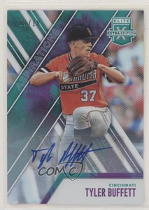 2017 Panini Elite Extra Edition Aspirations Tie-Dye /10 Tyler Buffett #72 Auto