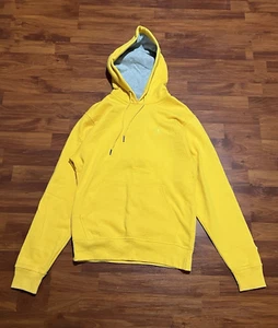 Champion Sweater Mens Small Yellow Hoodie Pullover Sweatshirt - Picture 1 of 3