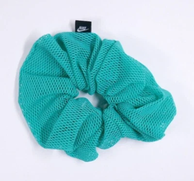 Corbata de pelo Nike de malla recogida cola de caballo ancha/grande verde azulado lavado Foto 1 de 2