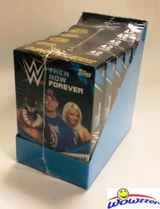 2017 Topps WWE Wrestling Then Now Forever HANGER CASE-6 HUGE Factory Sealed Box - Picture 1 of 2