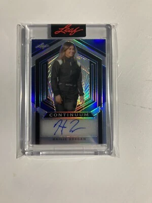 2023 Leaf Metal Continuum Hailie Deegan NASCAR AUTO AUTOGRAPH 2/121 low number - Image 1 of 4