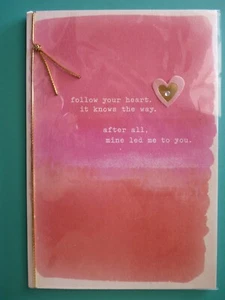 Valentine's Day Greeting Card For Anyone Embellished Front - Hallmark #2 - Picture 1 of 3