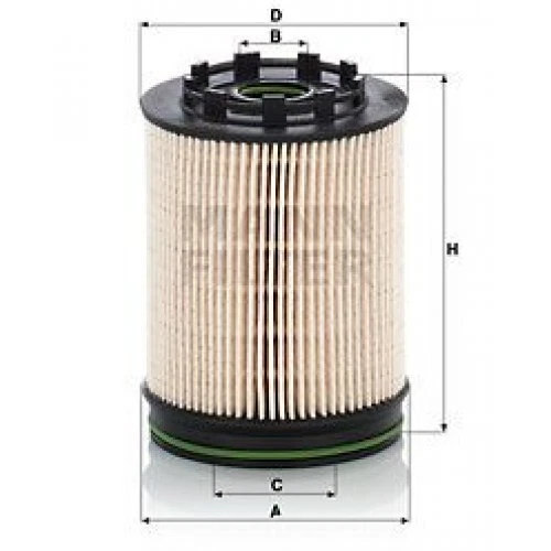 Kraftstofffilter MANN-FILTER PU10023/1ZKIT für Ford Ranger - Imagem 1 de 1
