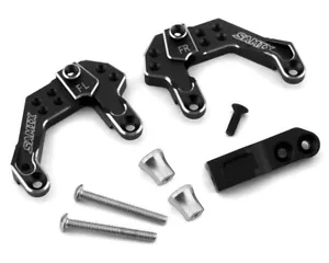 NEU Samix Element Enduro Aluminium Stoßdämpferplatte vorne (schwarz) SAMEND-6023-BK - Bild 1 von 3