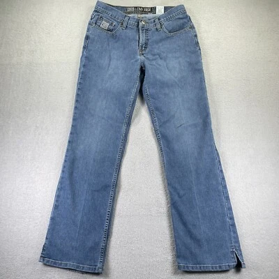 Pantalones de mezclilla de colección Cruel Girl para mujer 9 tiro bajo relajados elásticos abertura dobladillo Y2K años 90 Foto 1 de 4