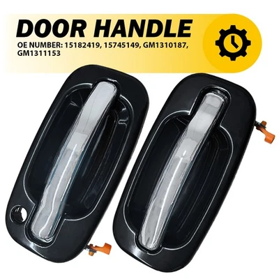 For 2003-06 Cadillac Escalade Exterior Door Handle Keyhole Front Left & Right P - Image 1 of 4