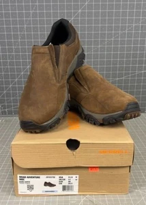 Men's Merrell Moab Adventure Moc Shoes Sz. 11.5 US 46 EU EE Wide Dark Earth - Picture 1 of 10
