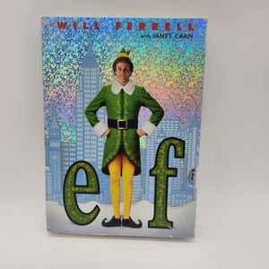 DVD Movie (ELF) Will Ferrell-James Cann Christmas Movie 2003 With Slip Cover - Picture 1 of 3
