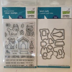 Estampillas Lawn Fawn HOGAR PARA LOS PAWLIDAYS Simon Says Stamptember Christmas - Imagen 1 de 1