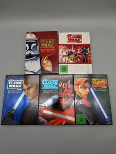 Star Wars: The Clone Wars  Serie - Staffel 1-5 auf DVD Pappschuber | komplett ✅ - Bild 1 von 3