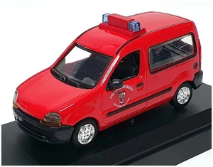 Solido 1/43 Scale 4812 - Renault Kangoo Fire Car Pompiers - Red - Picture 1 of 5