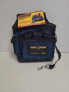 Bolsa de herramientas de mantenimiento magnético de 9 bolsillos con clip para cinturón NUEVO - Imagen 1 de 7