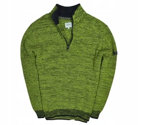 CAMEL ACTIVE Green Cotton Men's Half Zip Sweater L - Picture 1 of 5