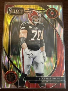 2024 Select Jake Matthews Red And Gold Shock - Picture 1 of 2