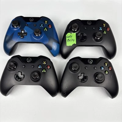 Controladores inalámbricos Microsoft Xbox One 1537 y 1697 (lote de 4) probados Foto 1 de 4
