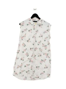 New Look Women's Midi Dress UK 12 Cream 100% Viscose A-Line - Picture 1 of 6
