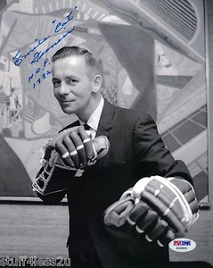 Emile Francis Hockey Signed 8x10 Auto PSA Chicago Blackhawks N Y Rangers HOF - Picture 1 of 1